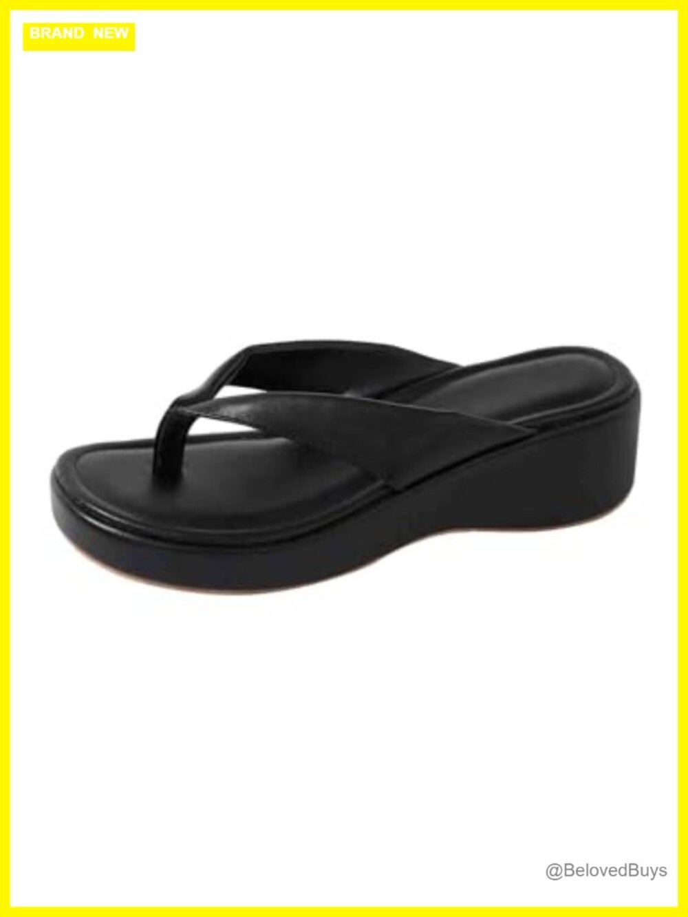 Women's Faux Leather Open Toe Strappy Platform Slide Sandals